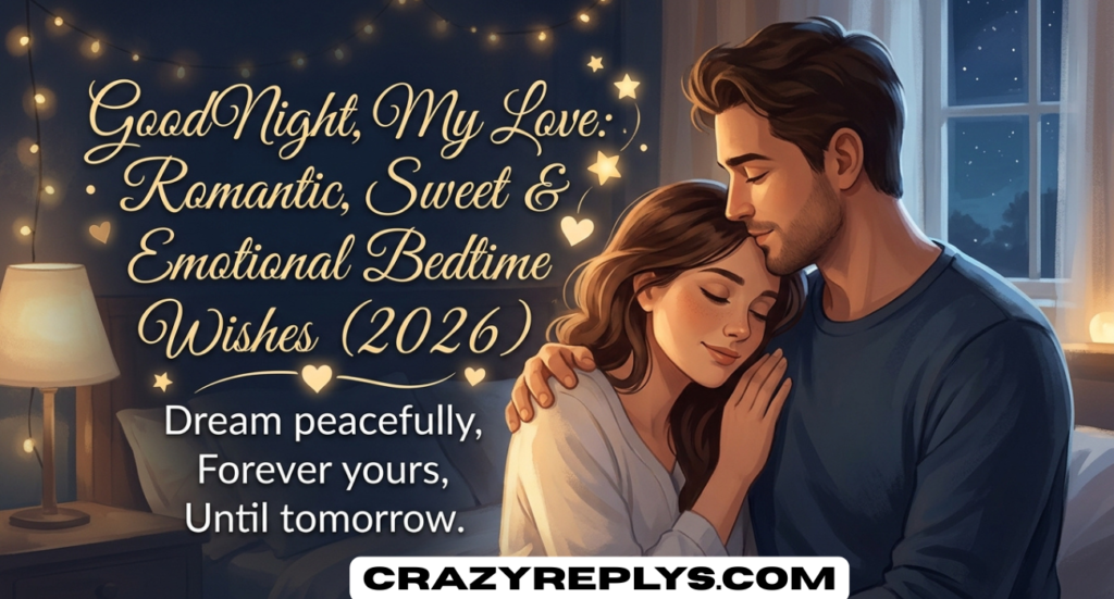 Good Night Message for My Love: Romantic, Sweet & Emotional Bedtime Wishes (2026) 