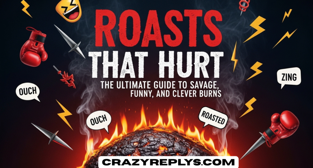 Roasts That Hurt: The Ultimate Guide to Savage, Funny, and Clever Burns