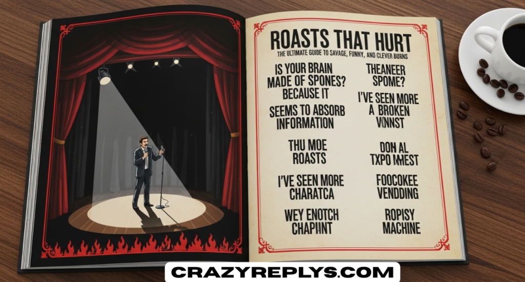 Roasts That Hurt: The Ultimate Guide to Savage, Funny, and Clever Burns