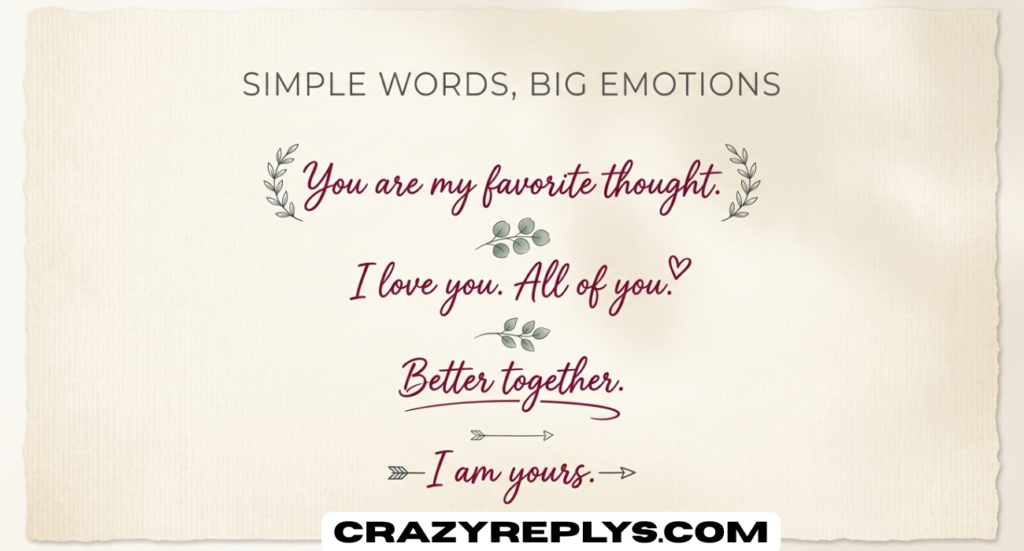 Very Short Love Quotes – Simple Words That Create Big Emotions in Relationships