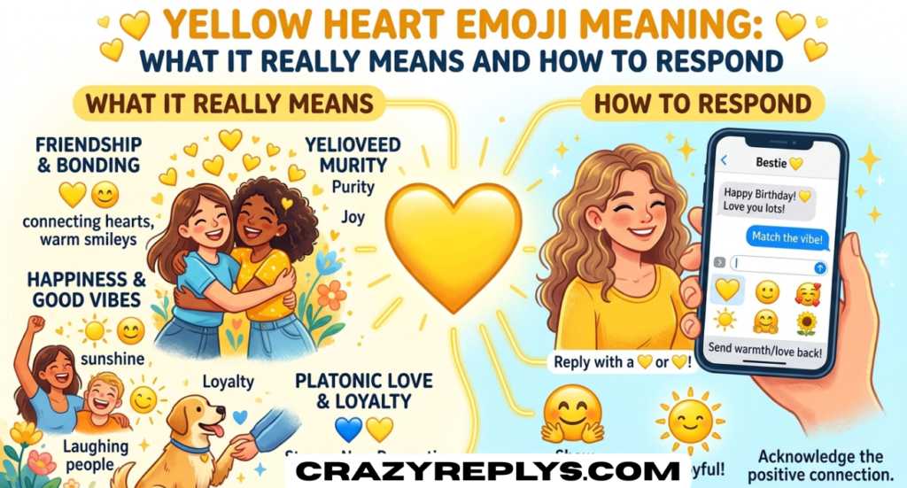 Yellow Heart Emoji Meaning: What It Really Means and How to Respond
