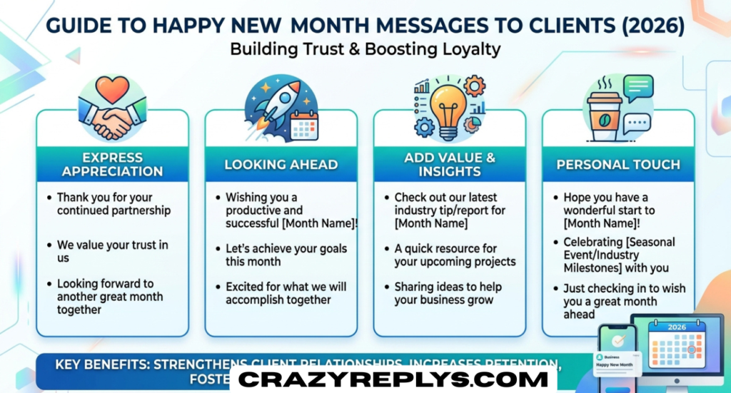 240+ Happy New Month Messages to Clients That Build Trust & Boost Loyalty (2026)