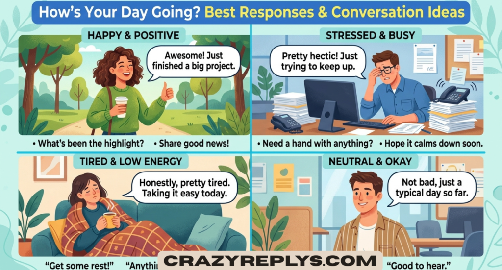 How’s Your Day Going? Best Responses, Meanings, and Conversation Ideas for Every Mood