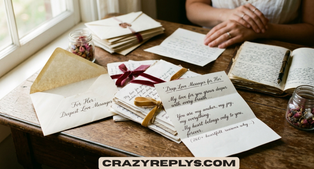 Deep Love Messages for Her: 260+ Romantic, Emotional & Heartfelt Messages to Express True Love