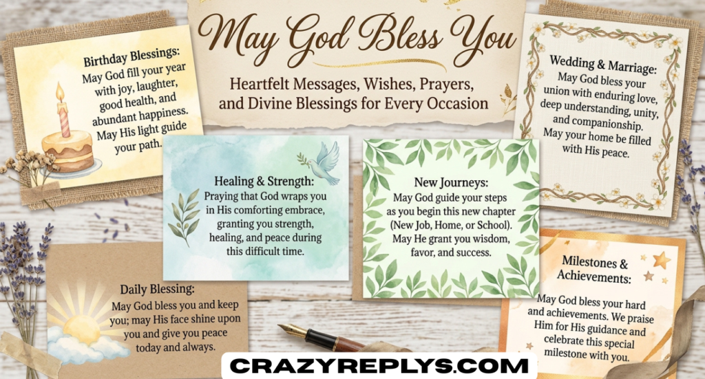 May God Bless You: Heartfelt Messages, Wishes, Prayers, and Divine Blessings for Every Occasion
