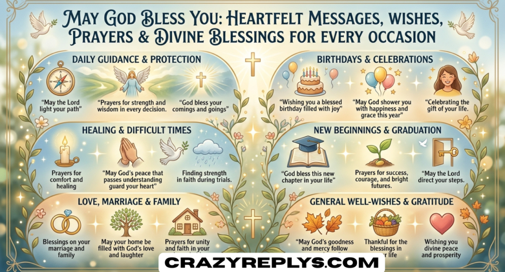 May God Bless You: Heartfelt Messages, Wishes, Prayers, and Divine Blessings for Every Occasion