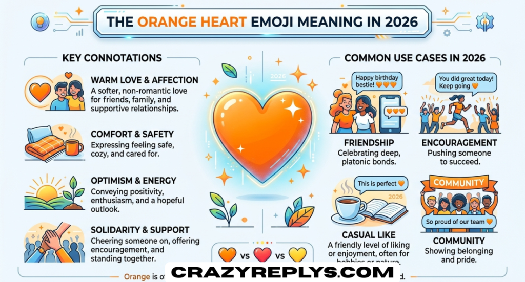 Orange Heart Emoji Meaning: What It Really Means and How People Use It in 2026