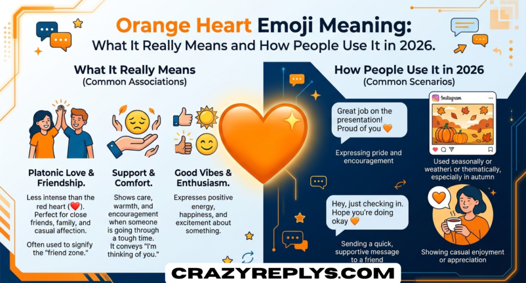 Orange Heart Emoji Meaning: What It Really Means and How People Use It in 2026