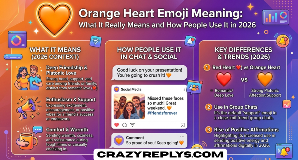 Orange Heart Emoji Meaning: What It Really Means and How People Use It in 2026