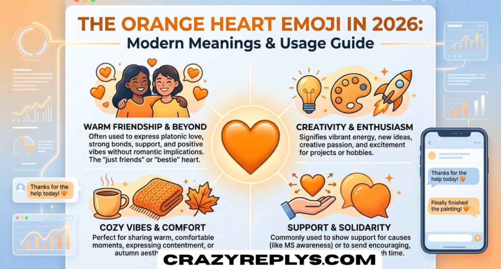 Orange Heart Emoji Meaning: What It Really Means and How People Use It in 2026