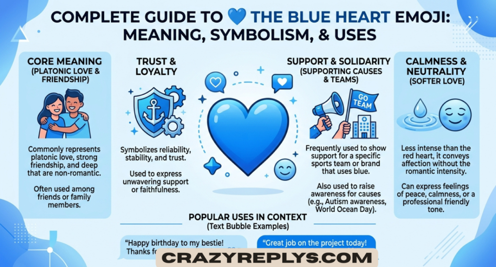 Blue Heart Emoji Mean: Complete Guide to 💙 Meaning, Symbolism, and Uses