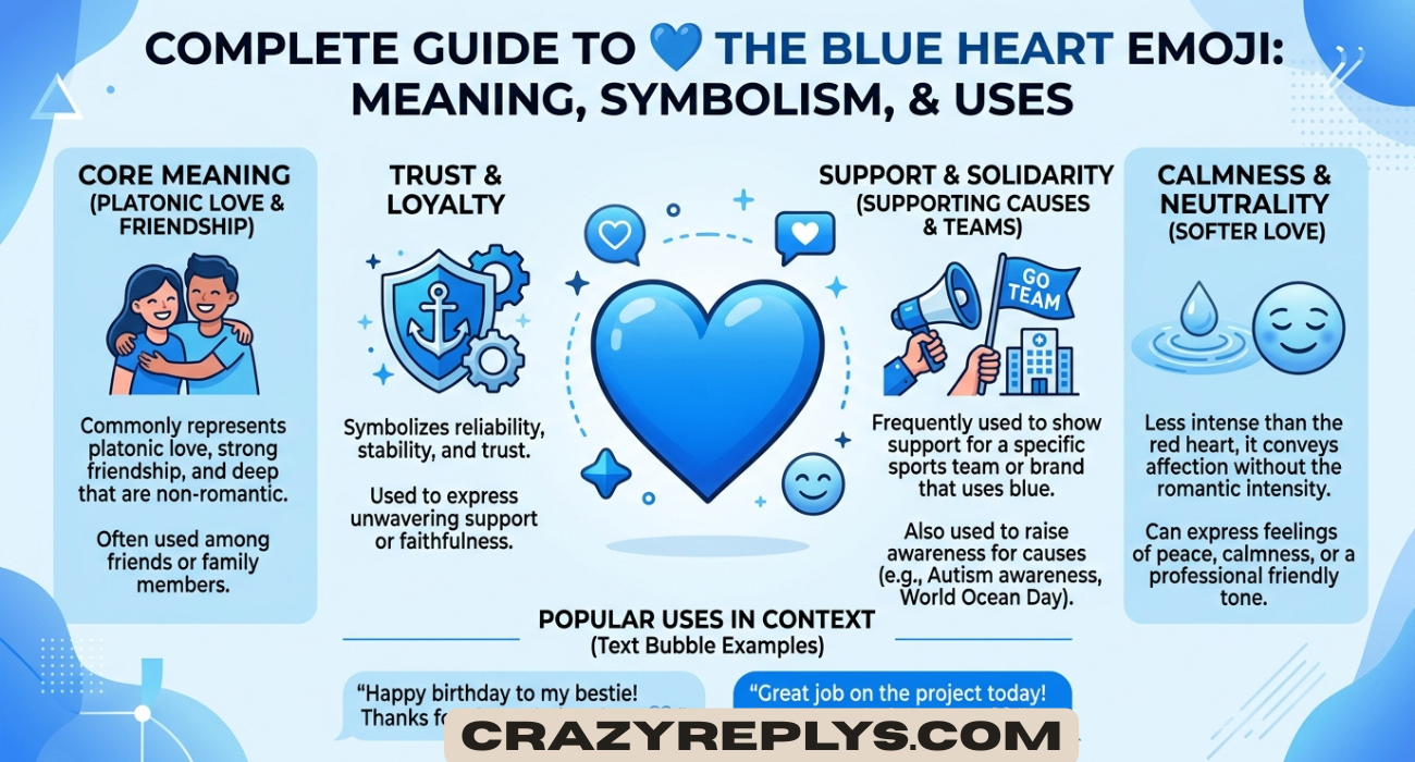 Blue Heart Emoji Mean: Complete Guide to 💙 Meaning, Symbolism, and Uses