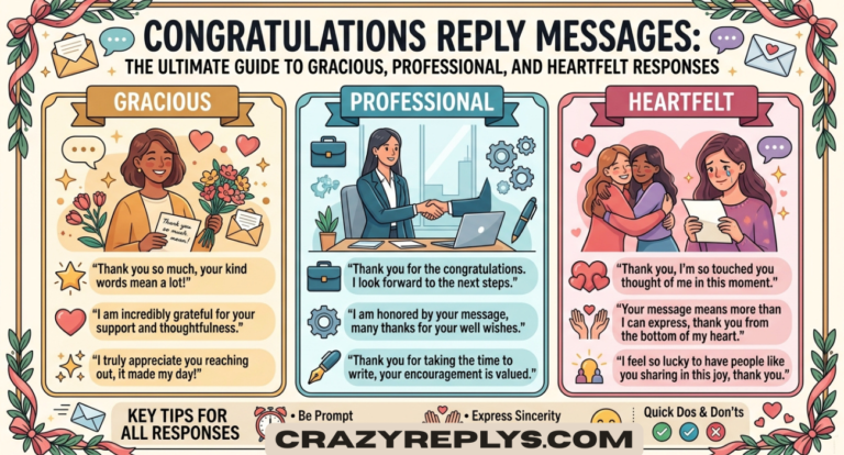 Congratulations Reply Messages: The Ultimate Guide to Gracious, Professional, and Heartfelt Responses