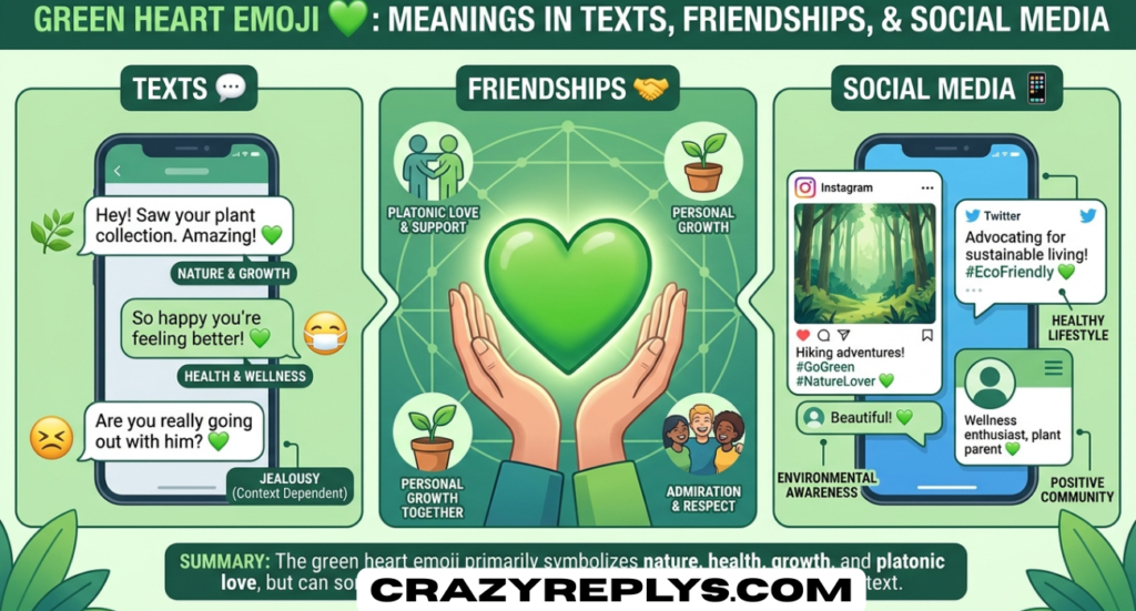 Green Heart Emoji Meaning: What the 💚 Really Means in Texts, Friendships, and Social Media