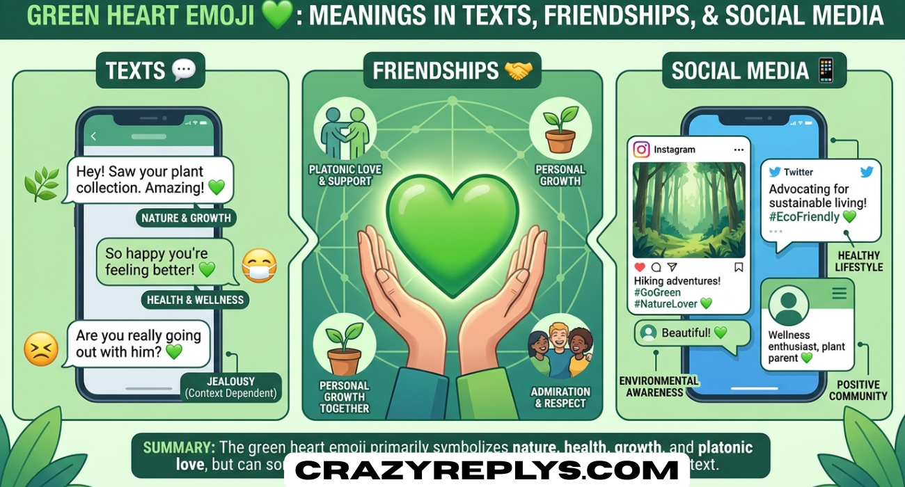 Green Heart Emoji Meaning: What the 💚 Really Means in Texts, Friendships, and Social Media